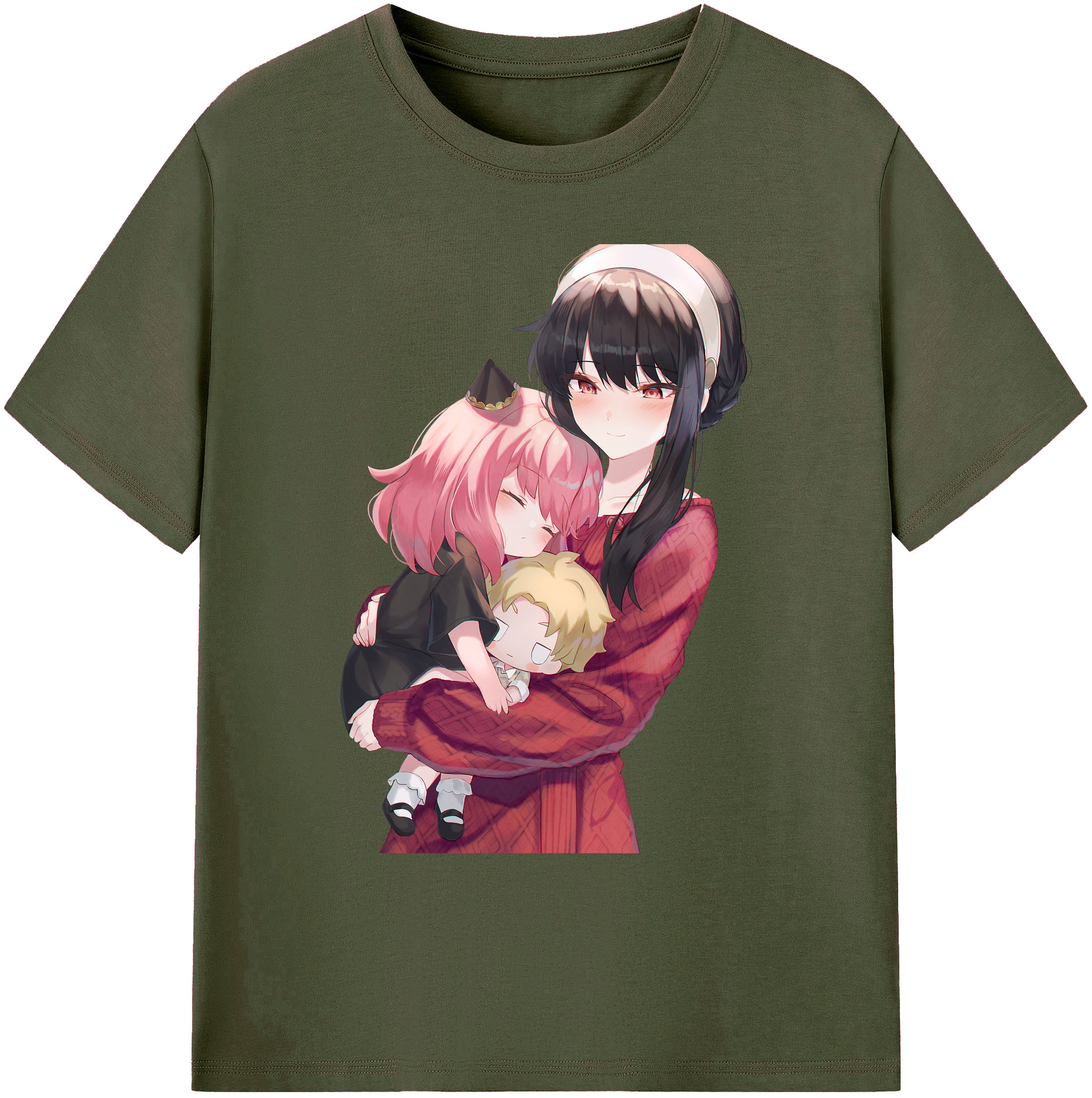 （画像用） SPY×FAMILY间谍家家酒 綿100％ メンズ半袖Tシャツ｜肌触りやわらか＆通気性